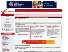 Tablet Screenshot of my.educationcanada.com